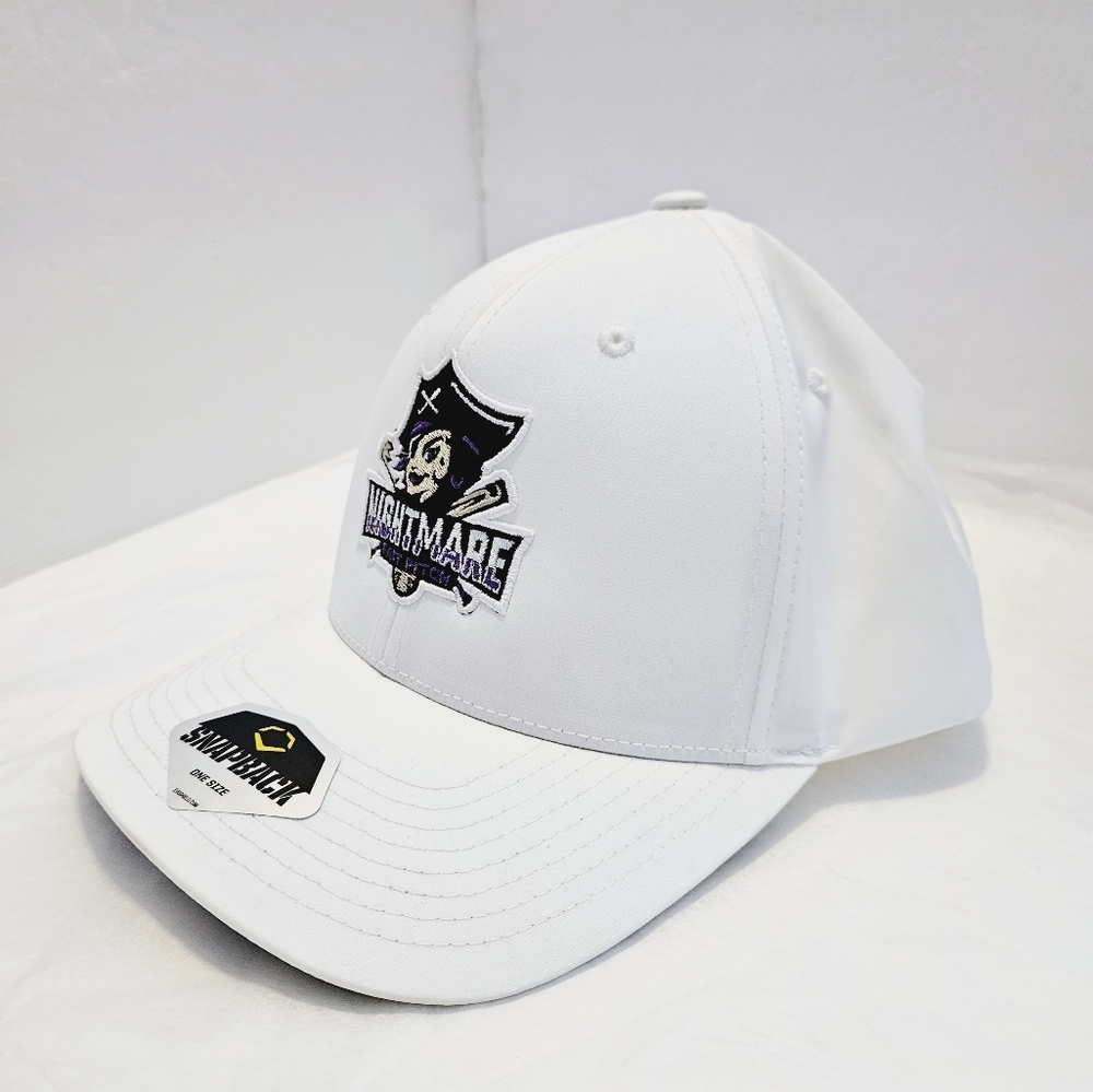 EvoShield Flexfit Snackback Men White Trucker Baseball Cap/Hat